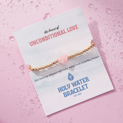 Holy Water Bracelet - HOLY WATER UNCONDITIONAL LOVE BRACELET: Crystal Pearl