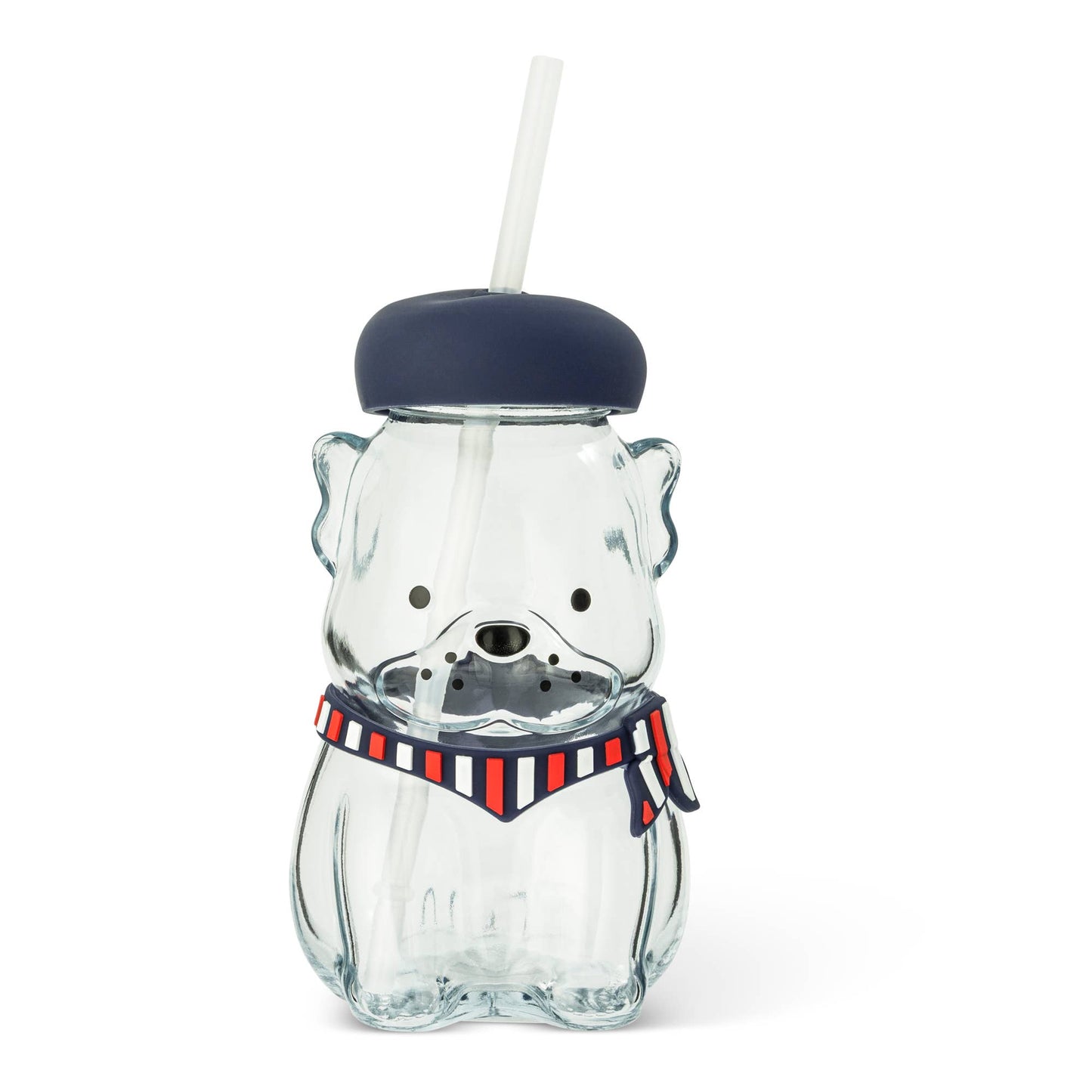 Glass Frenchie Tumbler with Silicone Beret
