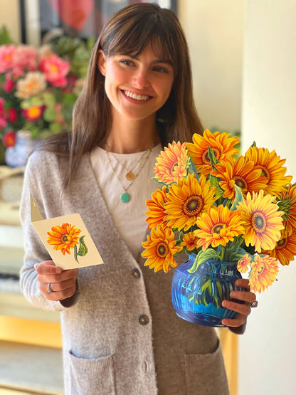 Sunflower pop up Card