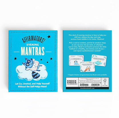 Knock Knock - Affirmators!® Mantras (Evening) Nightly Affirmation Cards