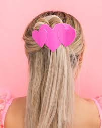 Heart to Heart Flat Hair Clip