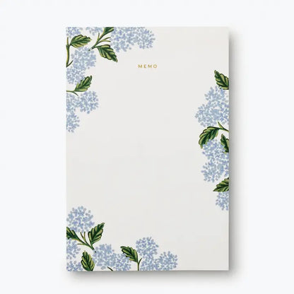 Hydrangea Large Memo Notepad