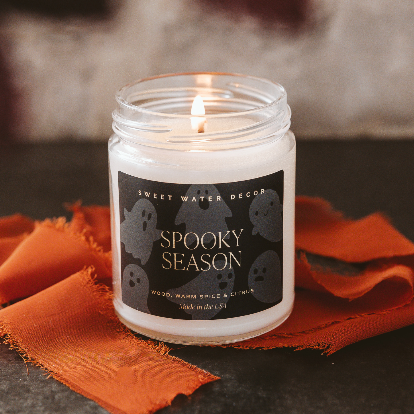 Spooky Season 9 oz Soy Candle - Halloween Decor and Gifts