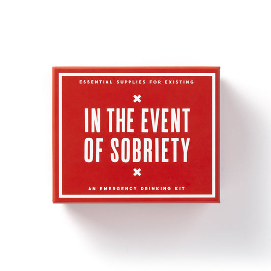 Chronicle Books - Brass Monkey In The Event Of Sobriety Emergency Drinking Kit