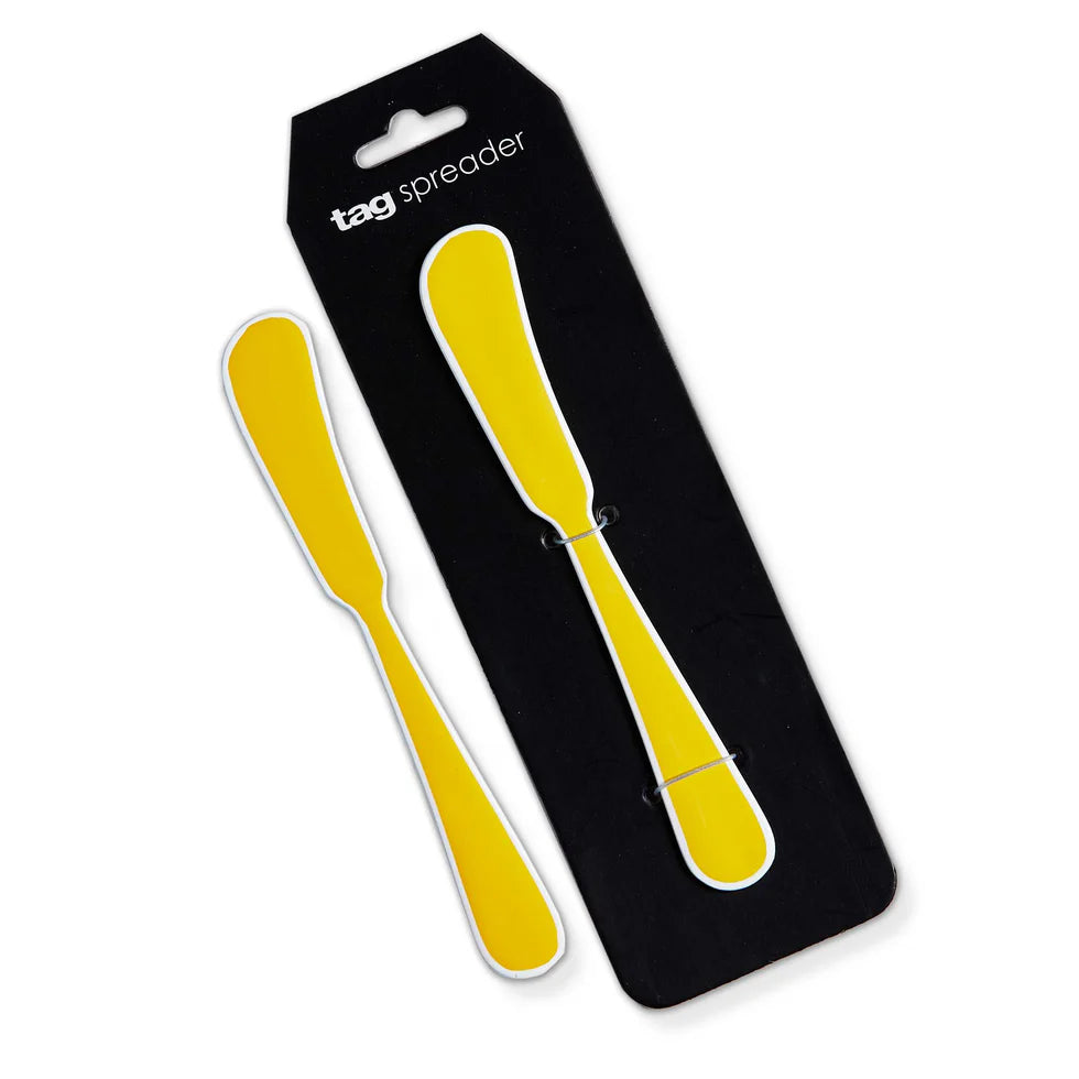 Lemon Yellow Enamel Spreader