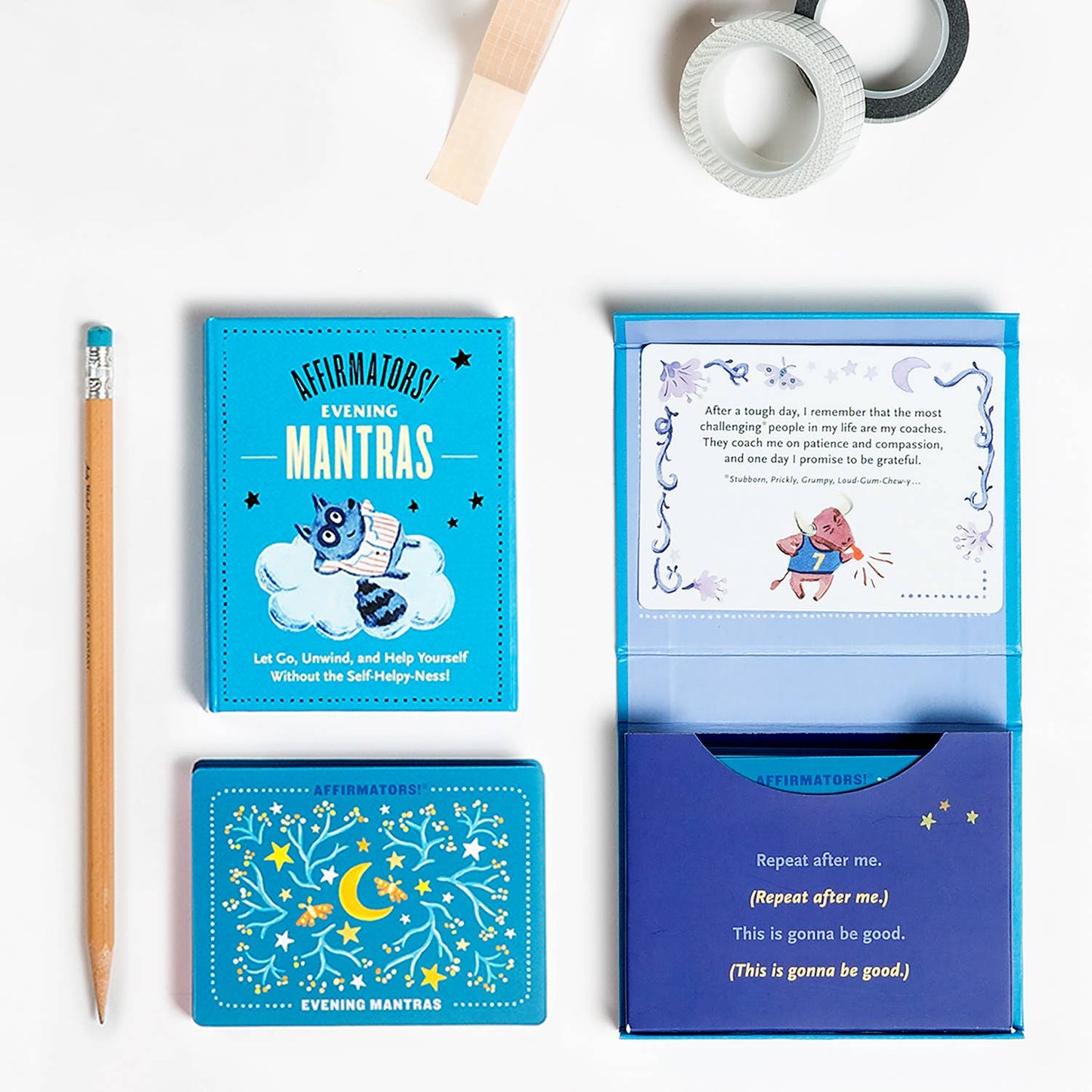 Knock Knock - Affirmators!® Mantras (Evening) Nightly Affirmation Cards