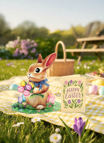 Mini Easter Bunny Pop-up Card