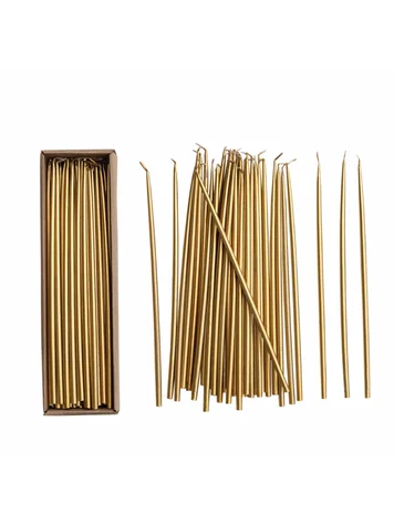 Unscented Gold Thin Tapers