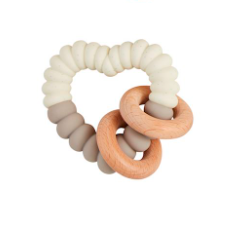 Silicone and Beech Wood Teethers