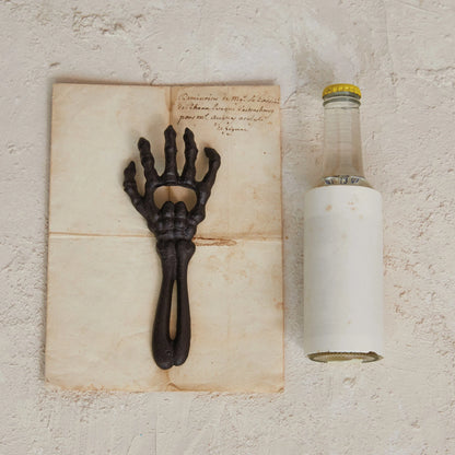 Skeleton Hand Cast Iron Bottle Opener