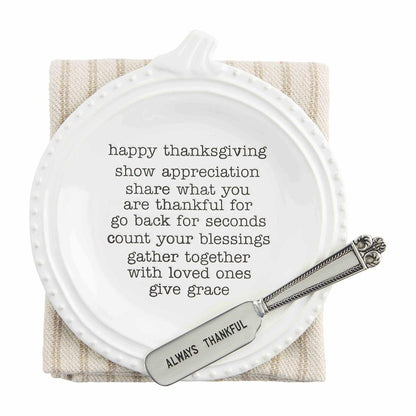 Fall and Thanksgiving App Plate Set