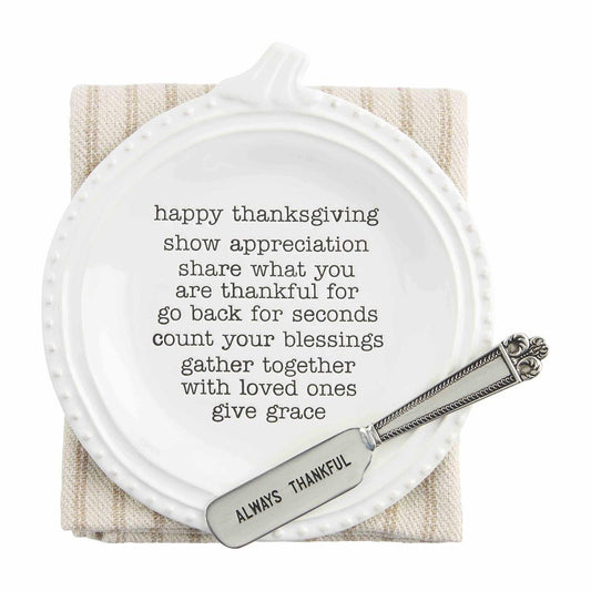 Fall and Thanksgiving App Plate Set