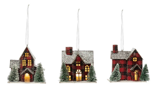 Putz House Ornaments