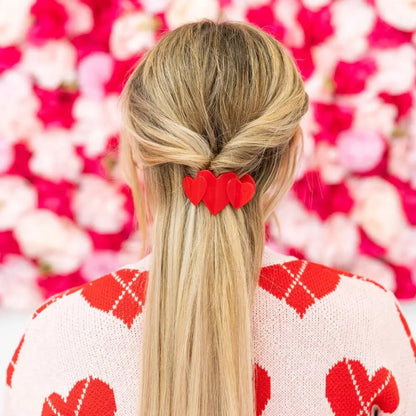 Heart to Heart Flat Hair Clip