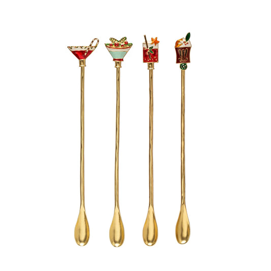 Christmas Cocktail Spoons