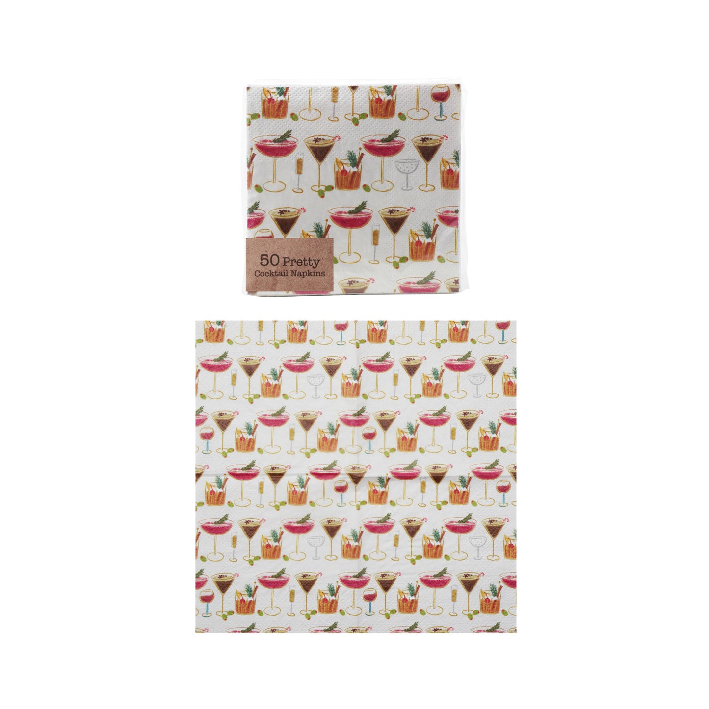 Holiday Cocktail Napkins