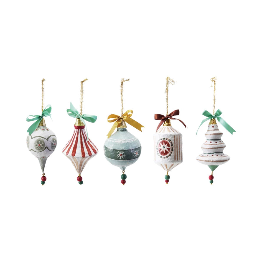 Papier Mache Ornaments
