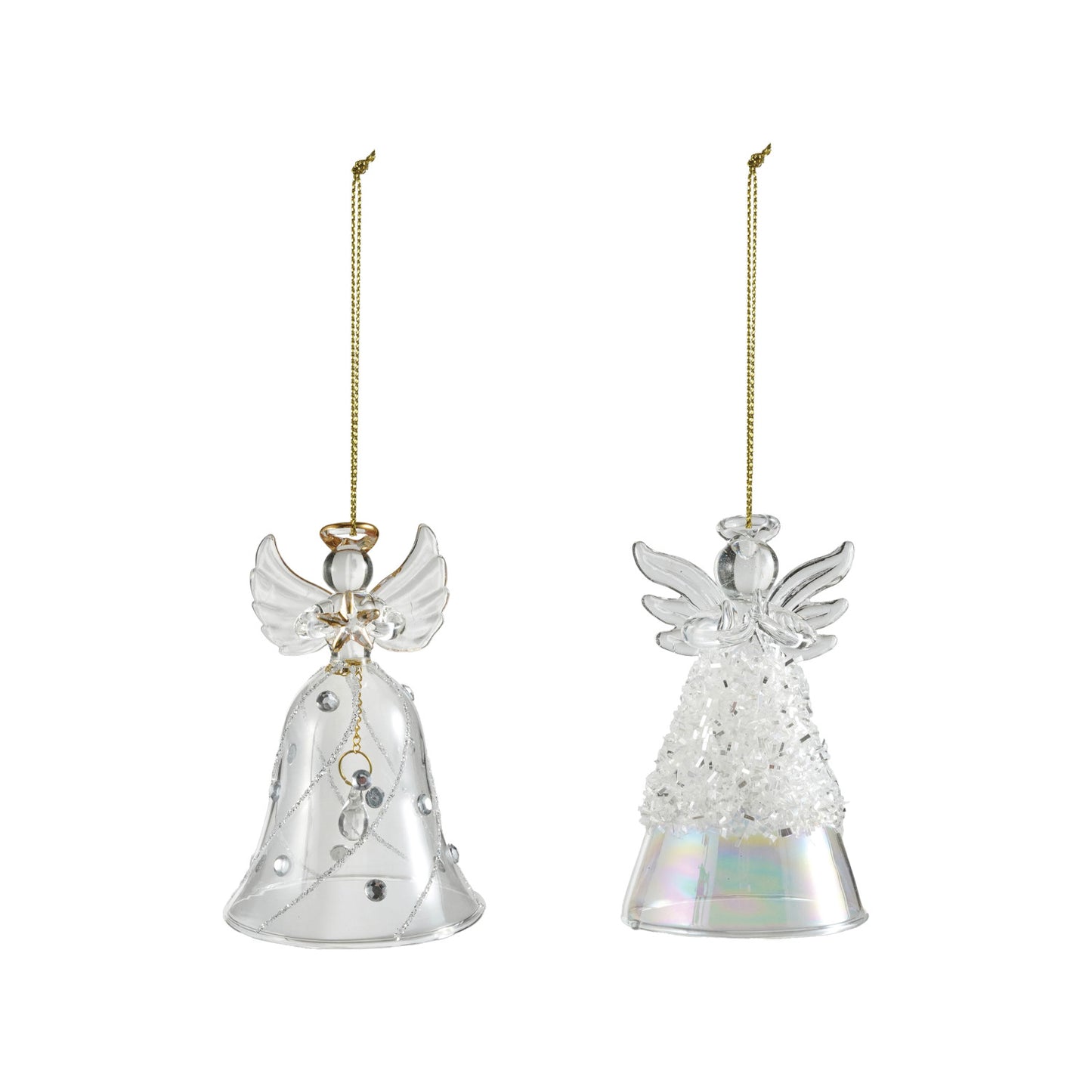 Artisan Glass angel Ornaments
