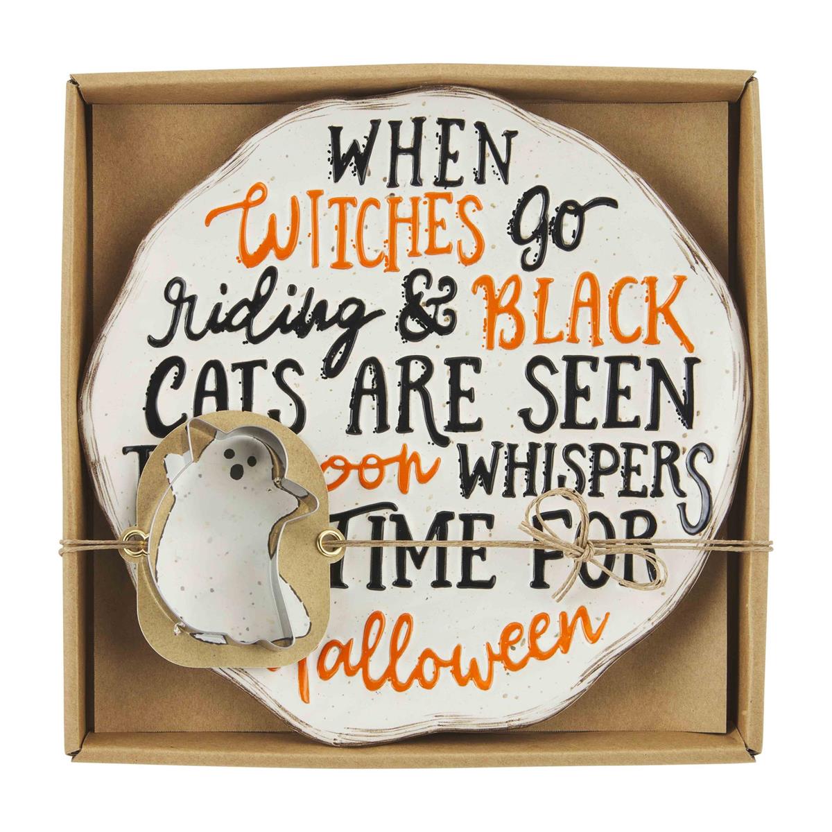 Halloween Cookie Plate Set