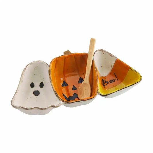 Halloween Divided Candy Dish