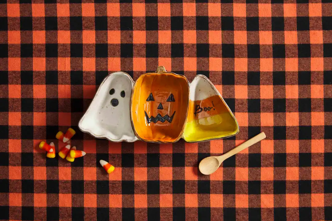 Halloween Divided Candy Dish