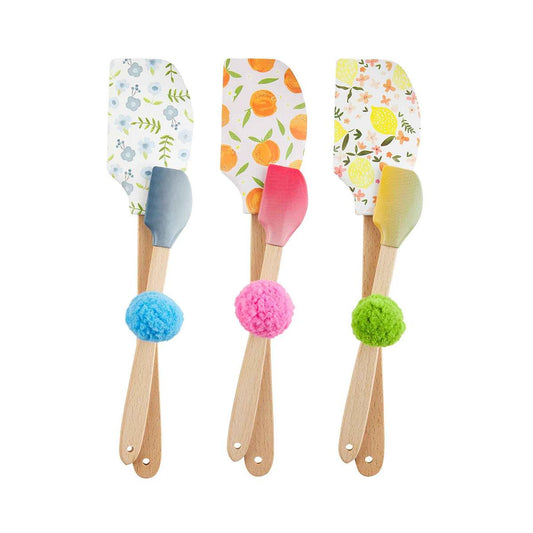 Floral Spatula Set of 2, mud Pie