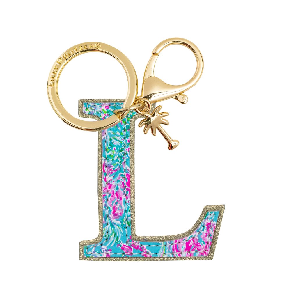 Lilly Pulitzer - Initial Keychain – HoneyBee Boutique LLC