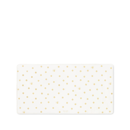 Kate Spade Gold Dot Script Desk Pad/Blotter