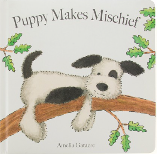 Puppy Makes Mischief Book by Jelly Cat