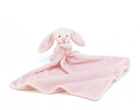 Bashful Pink Bunny Soother by Jelly Cat