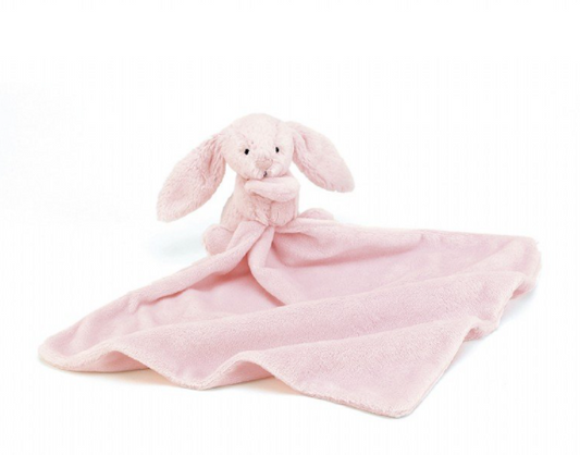 Bashful Pink Bunny Soother by Jelly Cat