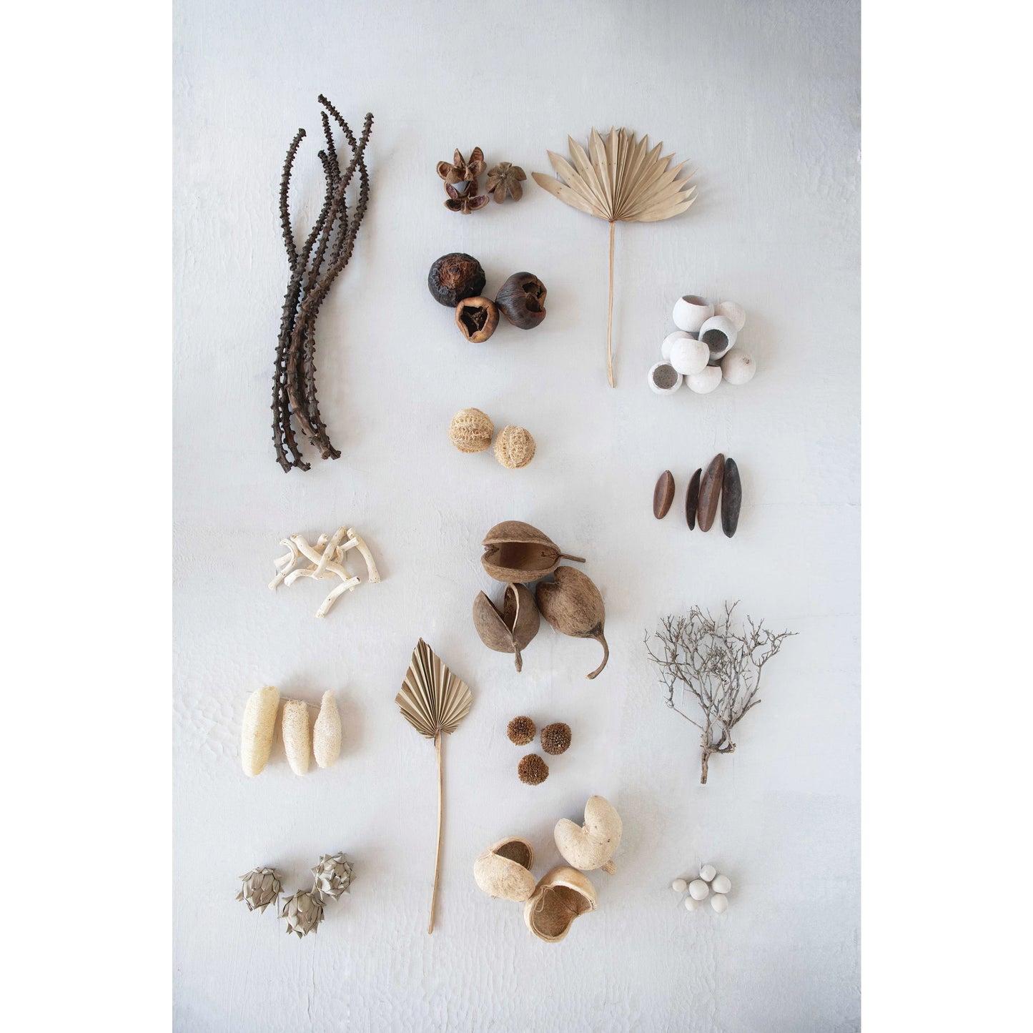 Handmade Dried Palm Leaf Artichoke in Bag