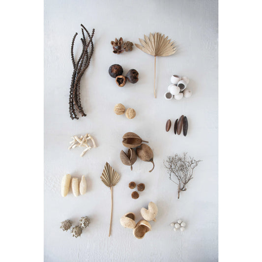 Handmade Dried Palm Leaf Artichoke in Bag