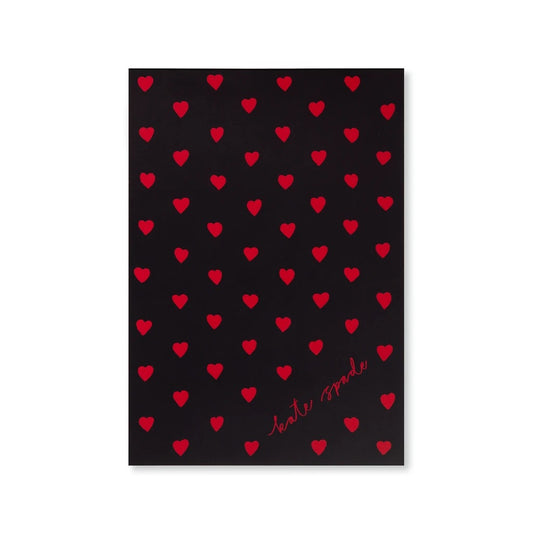 mini hearts notepad