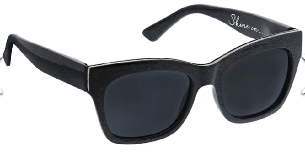 Peepers Shine On Sunglass Readers Black