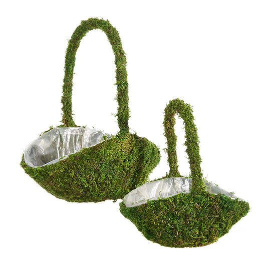 Moss Basket Planters by RAZ Imports