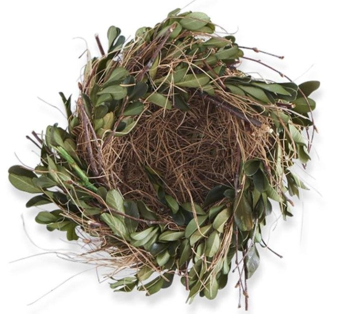 Boxwood and Twig Nest