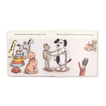 The Scruffy Puppy Book by JellyCat