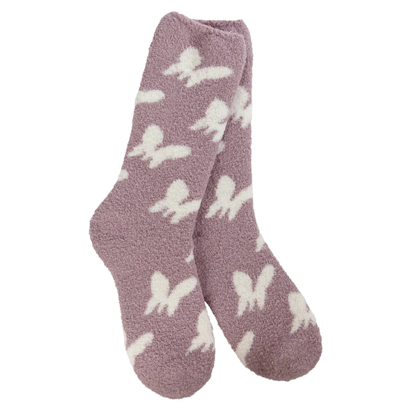 Cozy Butterfly Crew by World’s Softest Socks